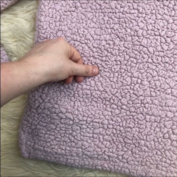 VS PINK Sherpa Style 1/4 Zip Pullover - Picture 2 of 11